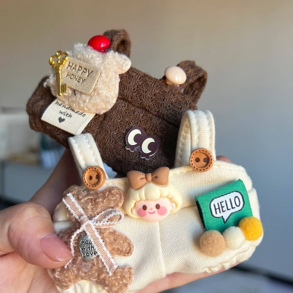 Afneembare Poppenjas - Kledingoutfit Voor 15 Cm En 17 Cm Poppen - Zacht Stoffen Jasje - Voor Poppendecoratie, Fotografie En DIY-projecten 3 miniatura
