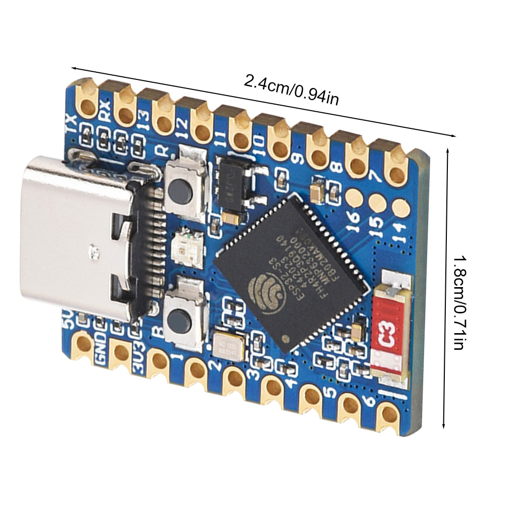 ESP32-C3-Zero ESP32-S3-Zero Mini Development Board Support 2.4GHz Wi-Fi ...