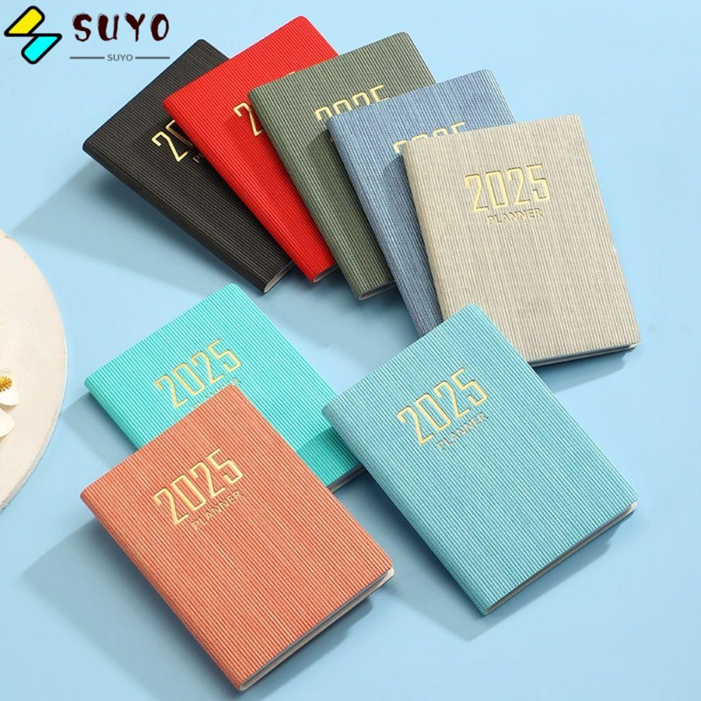SUYO Diary Weekly Planner, Pocket with Calendar 2025 Agenda Book, Mini ...