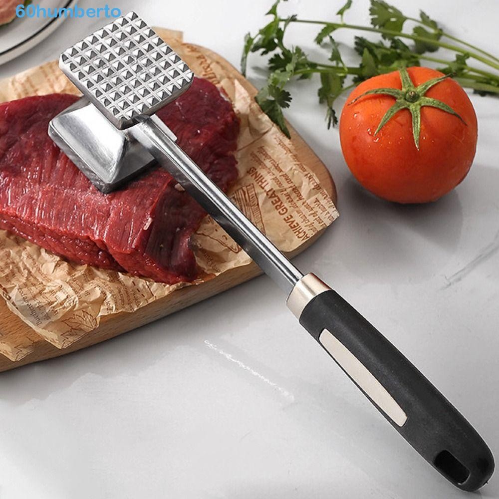 HUMBERTO Loose Meat Hammer, Aluminum Alloy Double-sided Meat Tenderizer ...