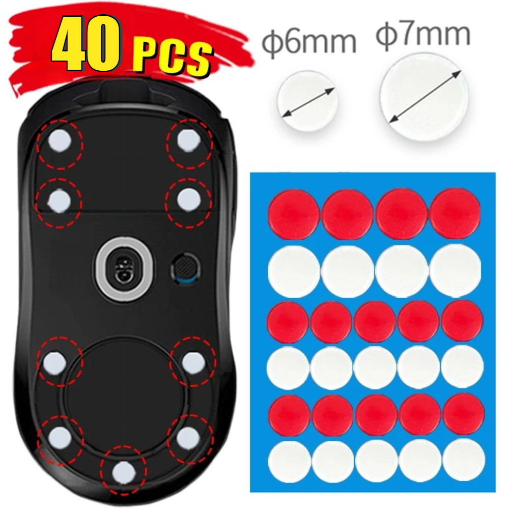 6MM 7MM Thickened Wear Resistant Computer Mouse Feet Patch High Quality ...