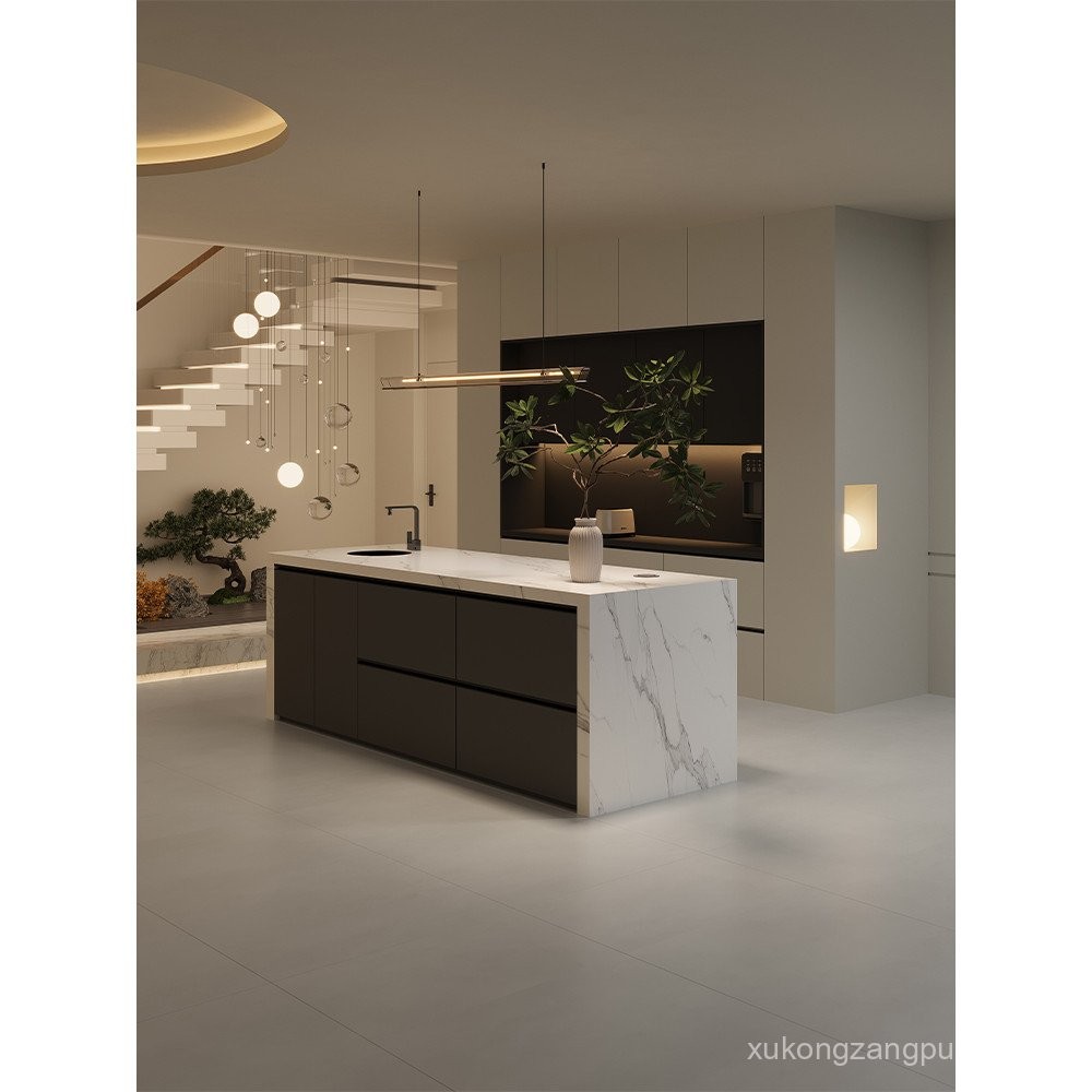 Qiping Bar Dining Side Cabinet Partition Island Table Dining Table ...