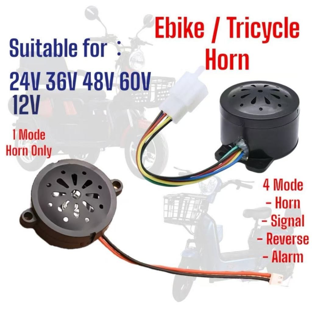 Ebike Horn Electric Scooter Signal Sound Reverse Sound Tricycle ...