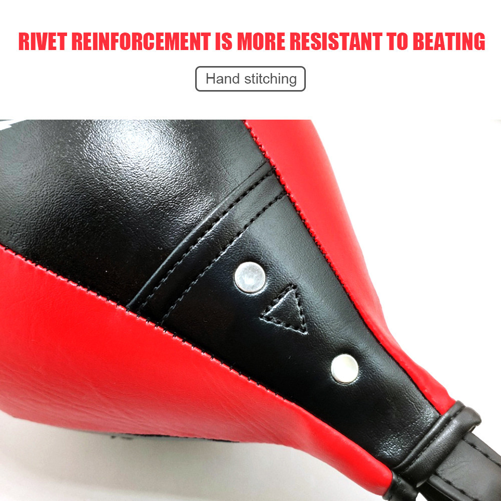 thumbnail image 2 of WARX Leather Double End Speed Punching Ball - Floor To Ceiling Boxing & MMA Training Bag 2 of 12