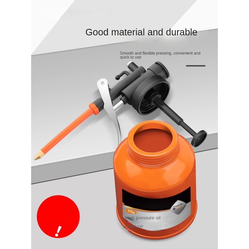 High Pressure Oil Gun Household Drip Pot Manual Refueling Oil Pot Long ...