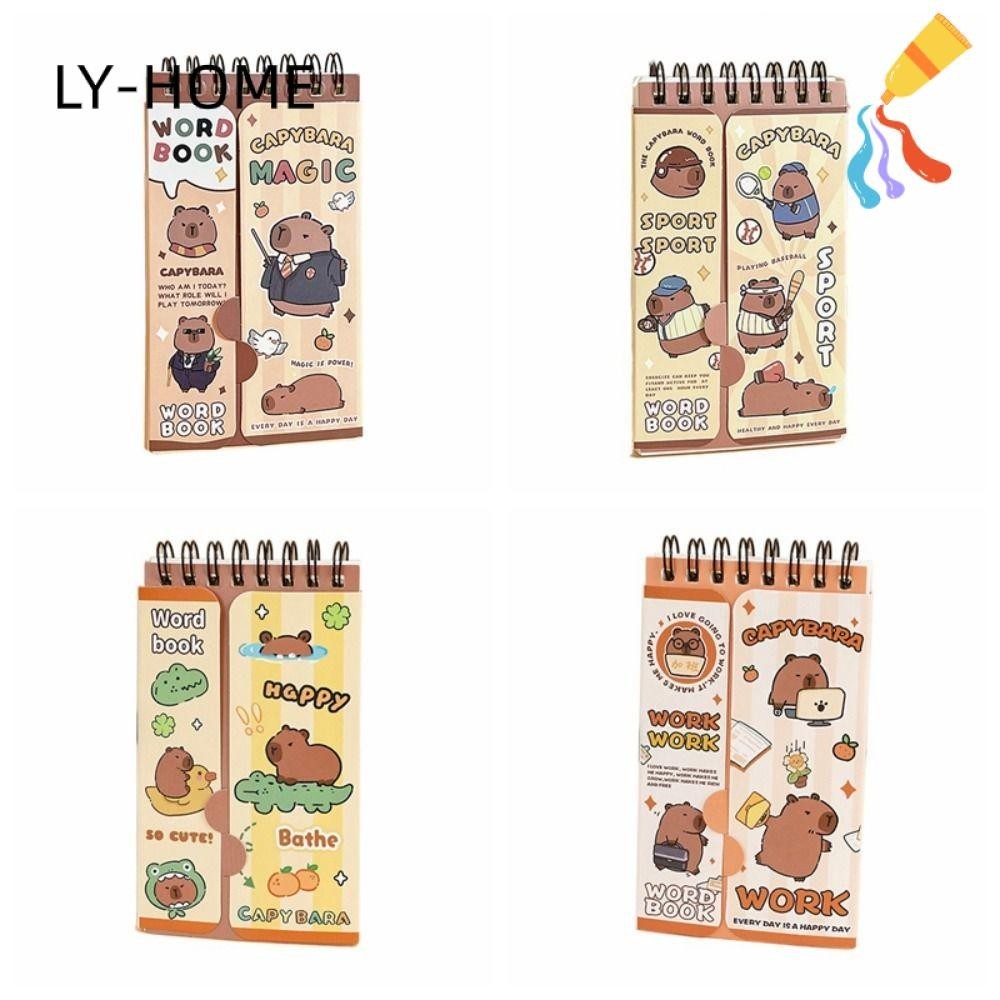 LY-HOME Capybara Planner Notebook, Mini Cartoon Diary Notepad, Portable ...