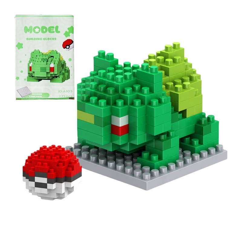 Al Toys Stacking Blocks Cartoon POKEMON BRICKS Kids/Educational Toys ...