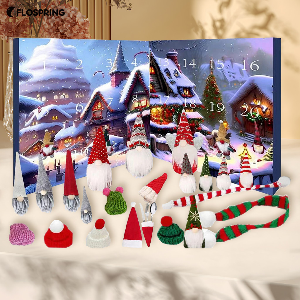 Seasonal Advent Calendar Holiday Advent Calendar 2024 Christmas Gnome ...