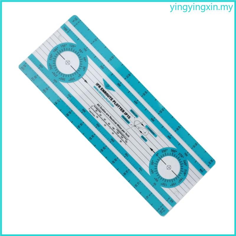 YIN Flight Pastimer Ruler Plotter Pilots Speed Time Conversion Table ...