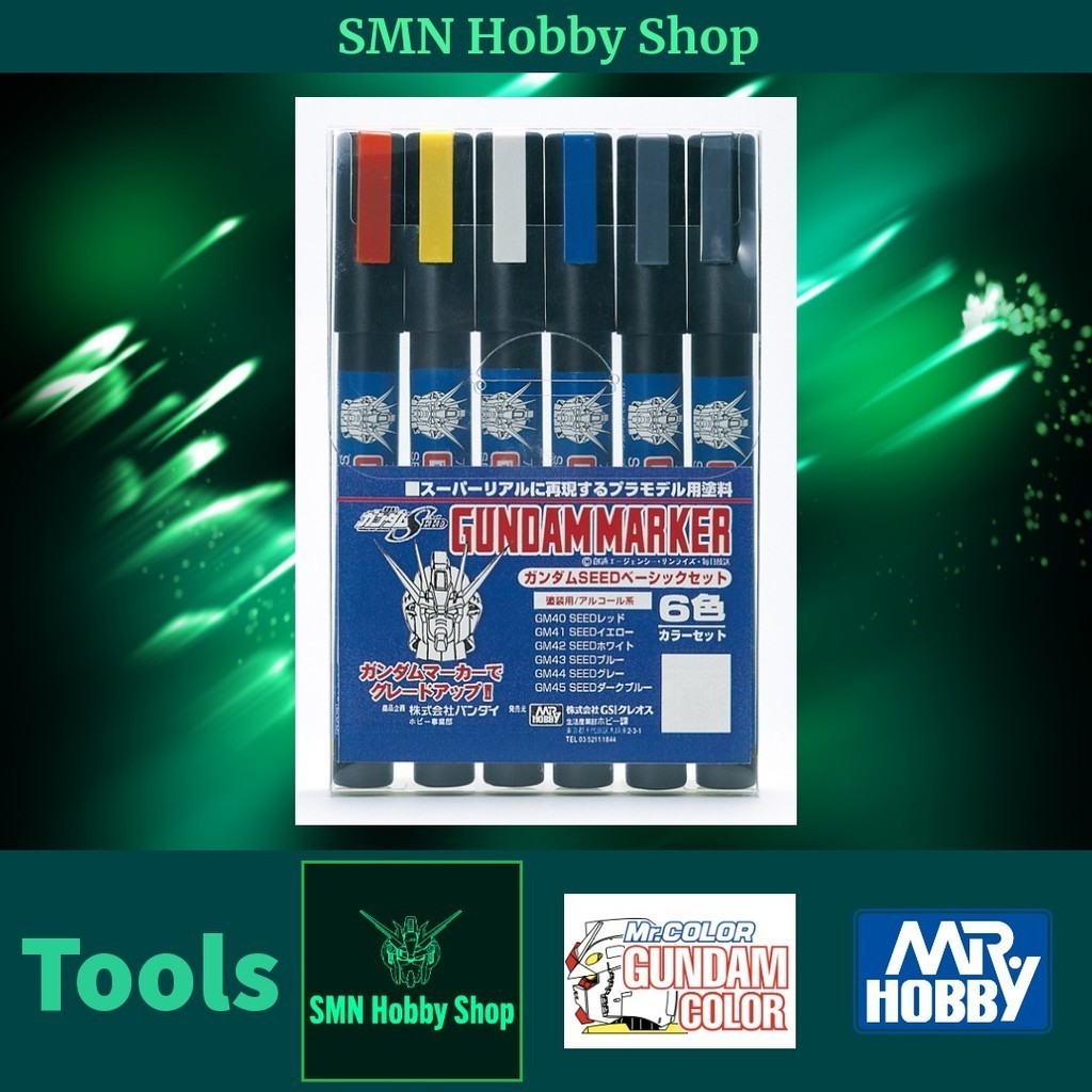 Marker Paint Color Gundam Seed Basic Set GMS109 for Plastic Model Kits ...