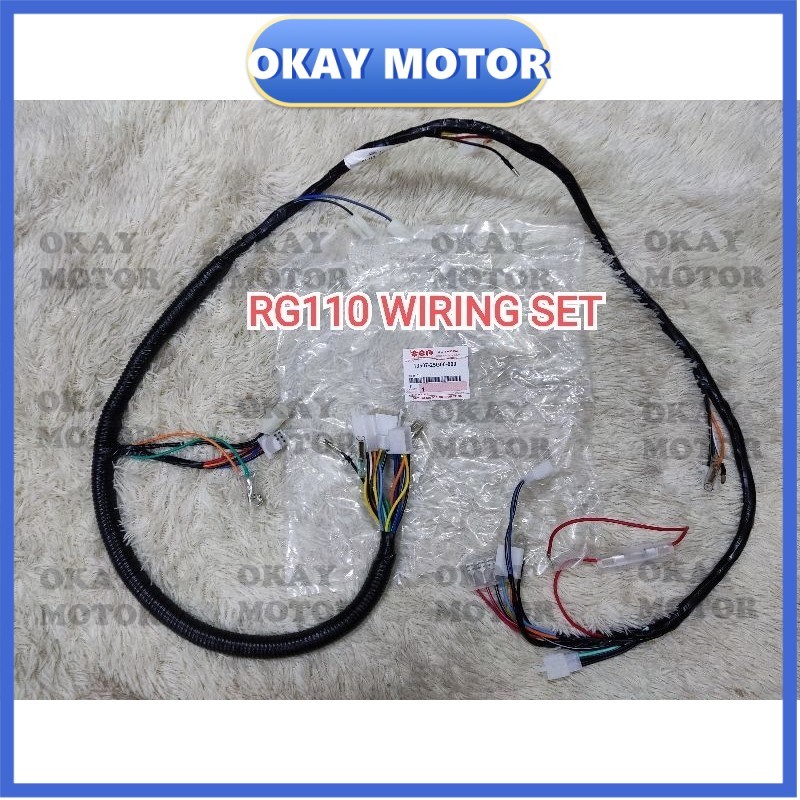 Wiring Harness Wayaring Wayering Wyre Wire Set SUZUKI RG110 RGV120 RG ...