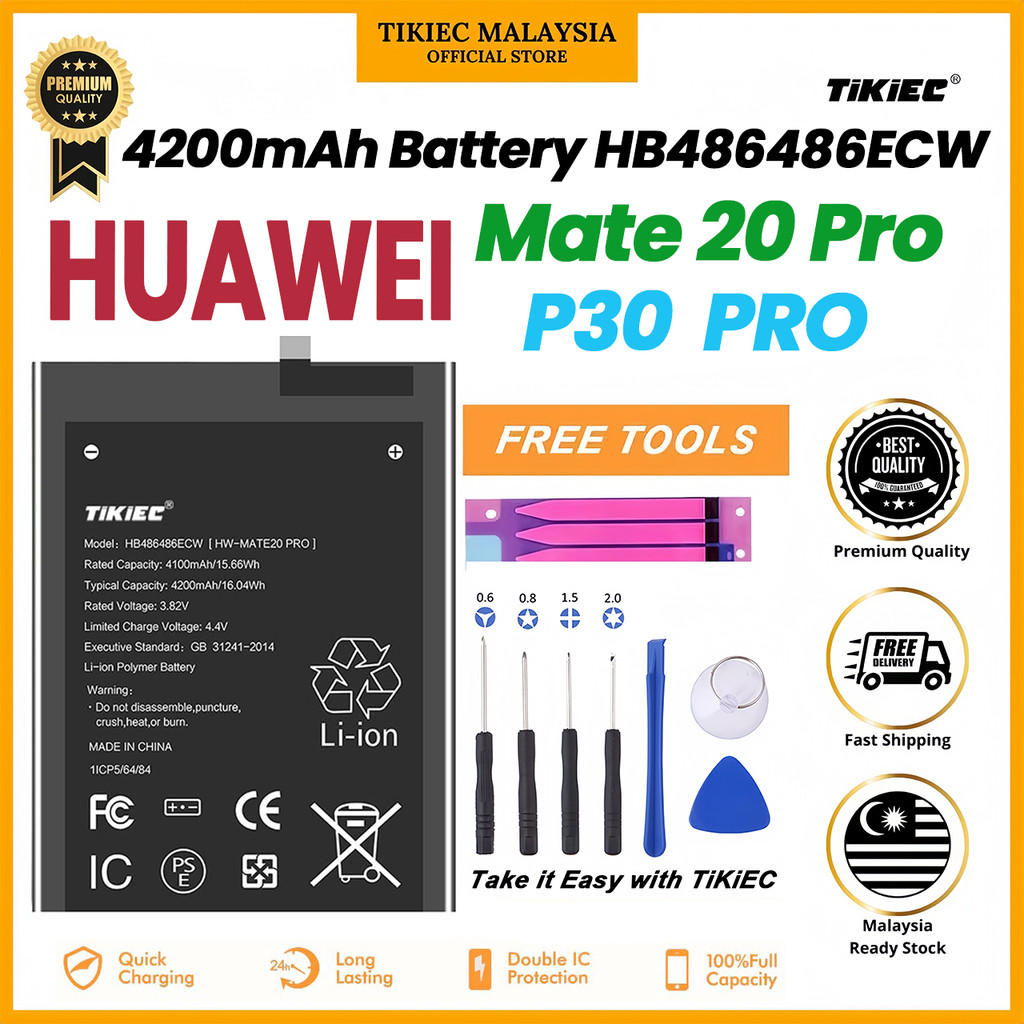 Original HB486486ECW Akku Batterie Für Huawei P30 Pro Mate
