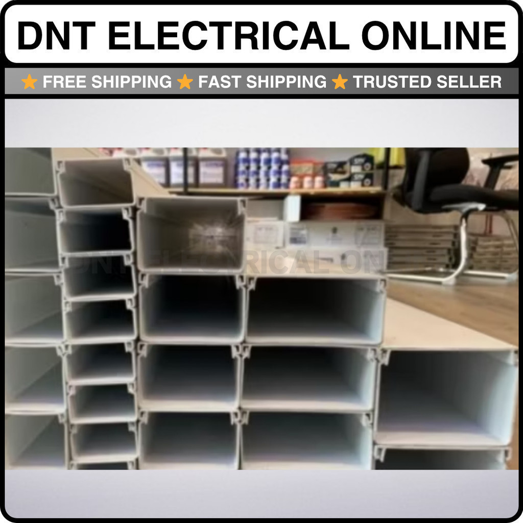 (6FEET / 182CM) 50mm x 100mm - Wiring Casing Electrical Casing Trunking ...