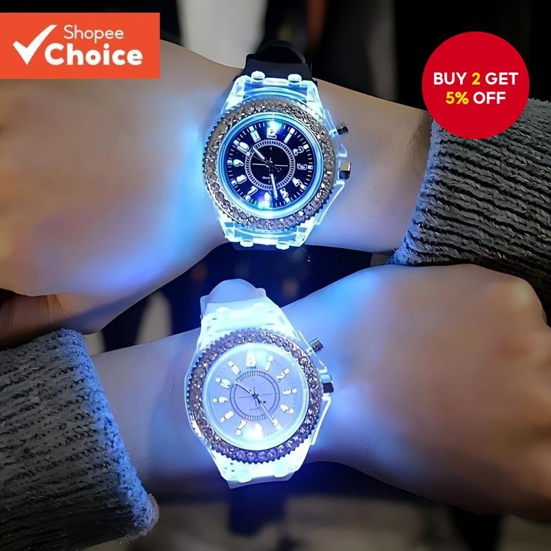 LED Luminous Watch Fashion Silicone Watch | Shopee Malaysia