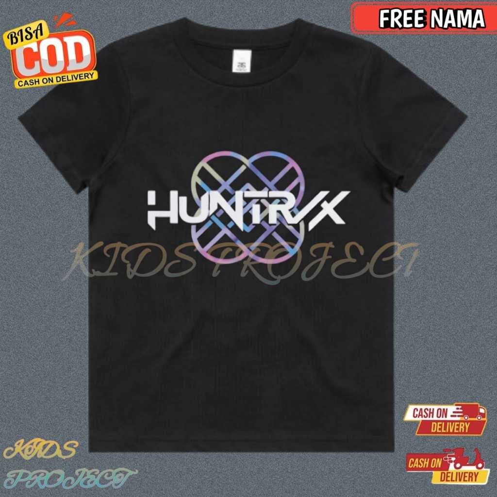 Huntrix Logo Kpop Demon Hunters T shirt | 100% Combed Cotton, Unisex ...