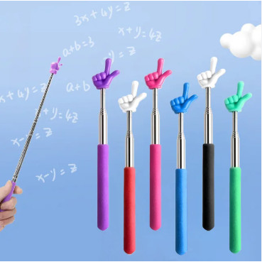Telescopic Finger Reading Stick Pointer Stick Baton Teacher Teaching ...
