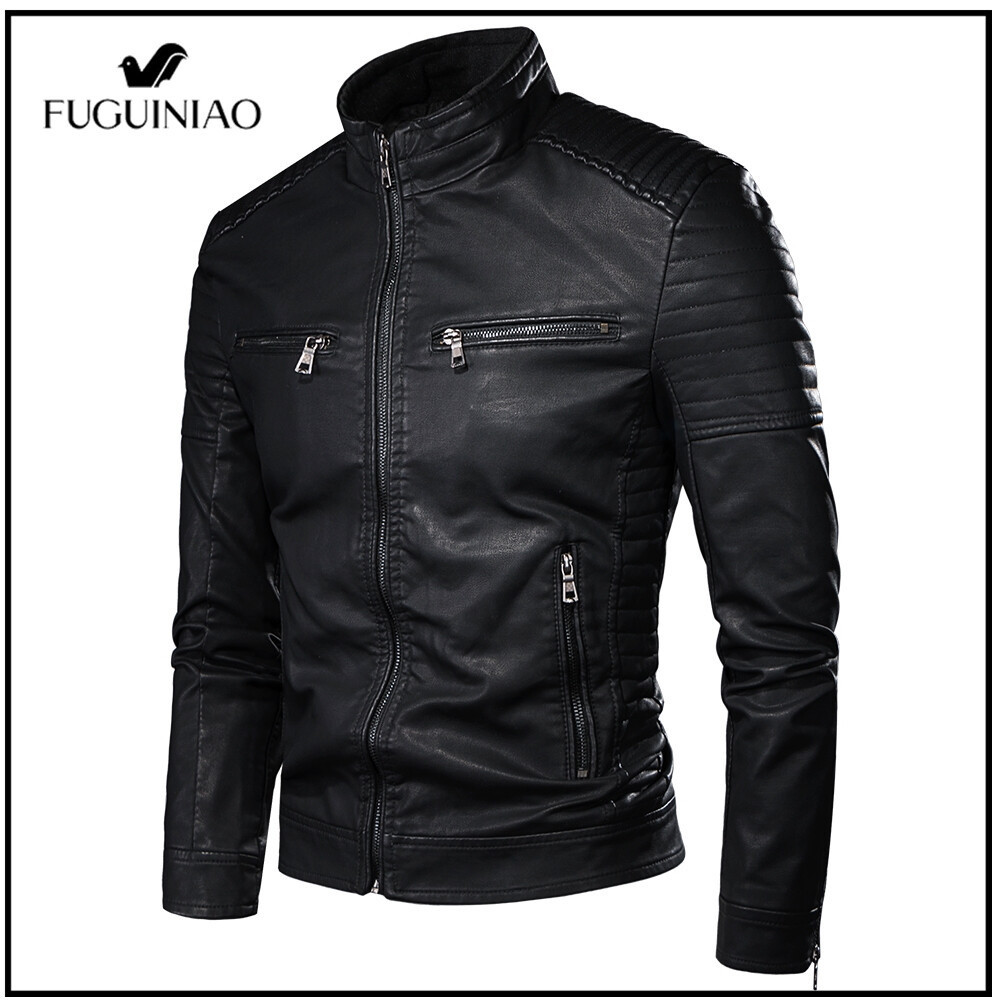 Fashion Big And Tall Mens Leather Jackets Leather Jacket Plus Size