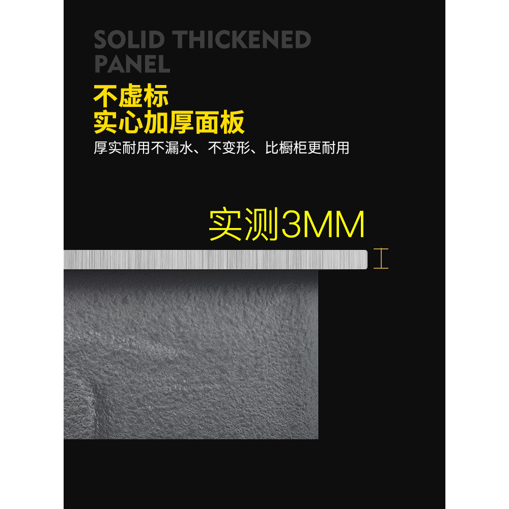 Kitchen Stainless Steel304Small Water Channel Single Sink Small Size