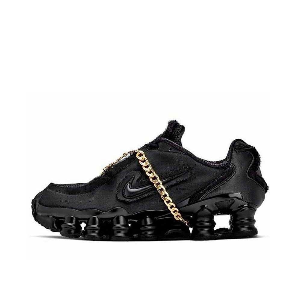 Comme des Garcons Nike WMNS Shox Black Sneakers CJ0546 001 Unused CJ0546 001 Shopee Malaysia