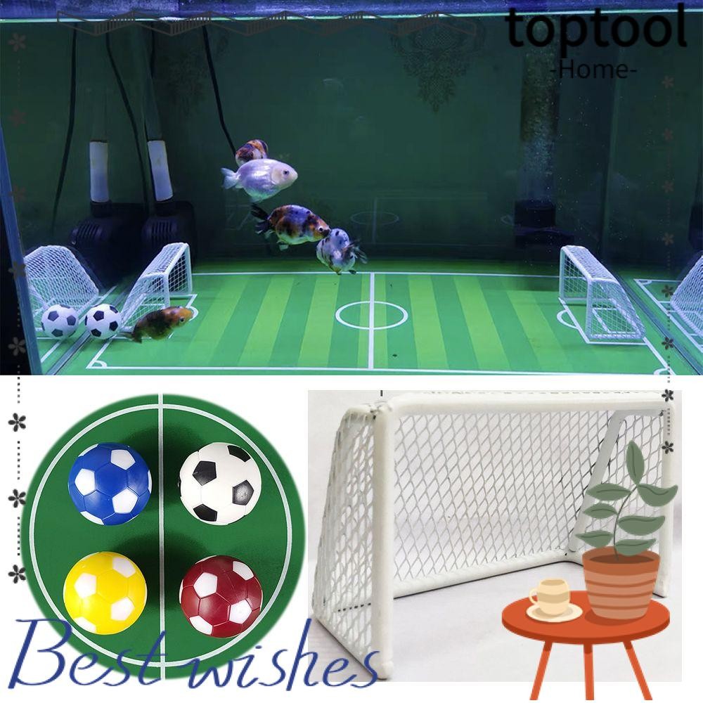 TOPTOOL Football Field Mini Sinking Ball Aquarium Frame Toy Table