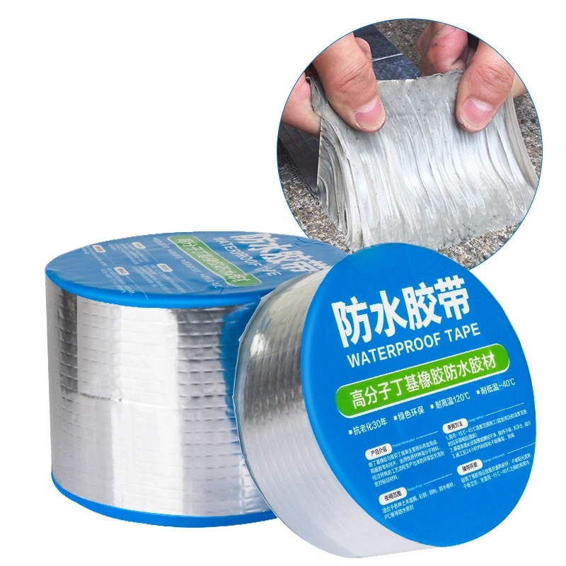 Waterproof Tape High Temperature Resistance Aluminum Foil Thicken Butyl