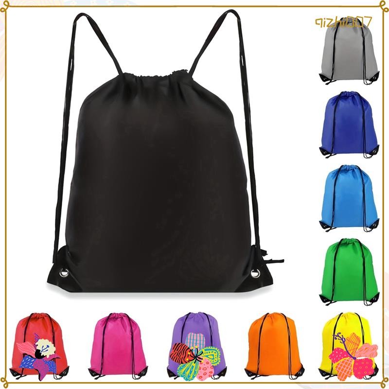 Drawstring Backpack 10 Colors Drawstring Bags, Draw String Back Bag ...