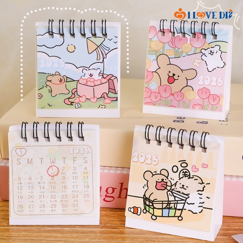 NUOBESTY 2024-2025 Desktop Calendar Stand Up Desktop Australia | Ubuy