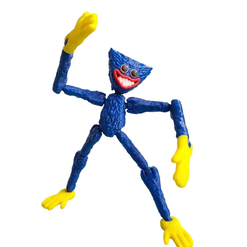 Poppy Playtime Sleepy Cat Smiling Creature Huggy Wuggy Bagged Action ...