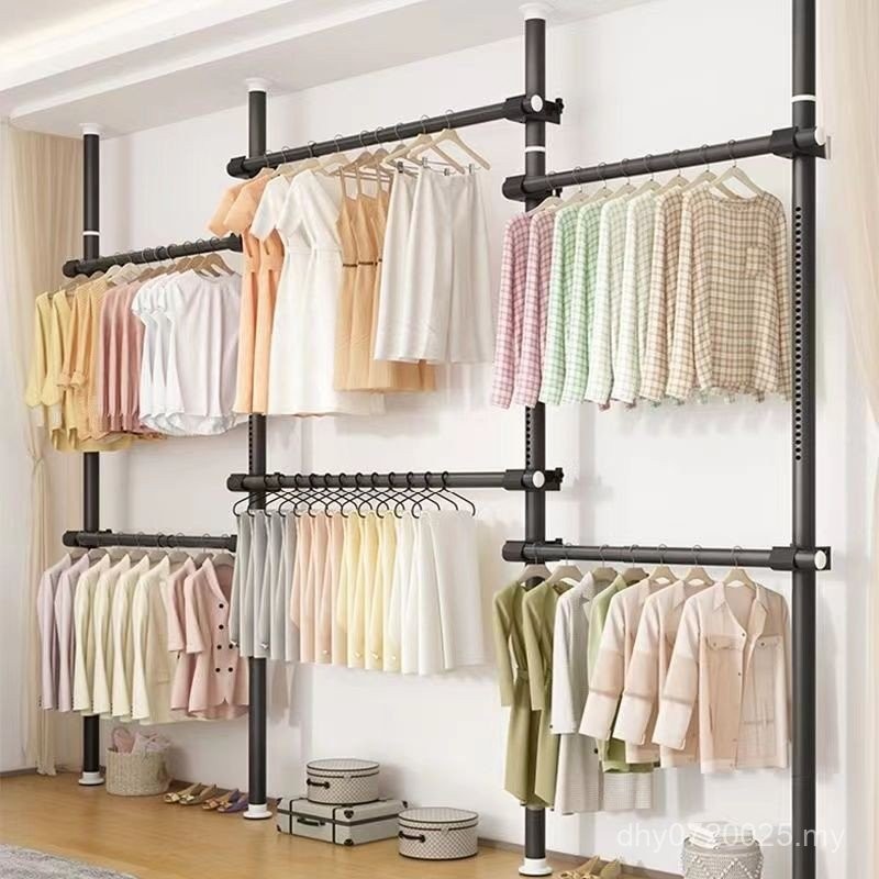 Bedroom Cool Drying Rod Inner Drying Rack Combination Coat Rack Hanger ...