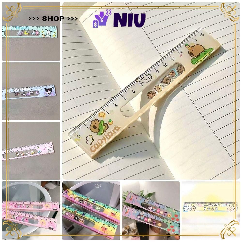 NIU 1Pcs Rocker Ruler, Anime Figure Children Gift Toy Cartoon Sanrio ...