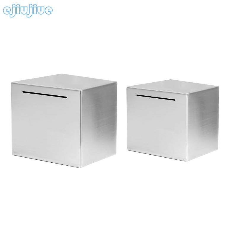 cc Safe Piggy Bank Made of Stainless Steel Safe Box Money Savings Bank
