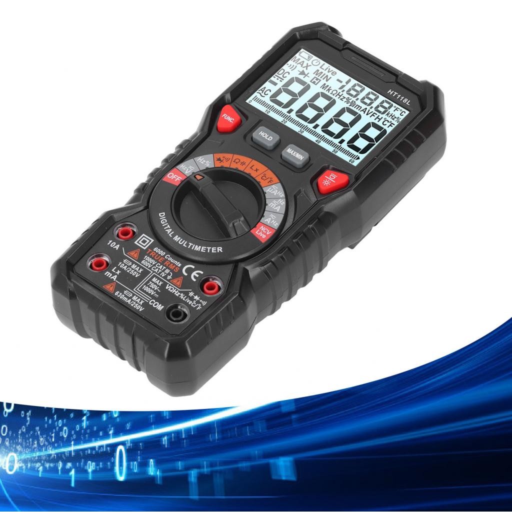 Soxii Ohm Volt Amp Meter Digital Multimeter Torchlight Design High ...