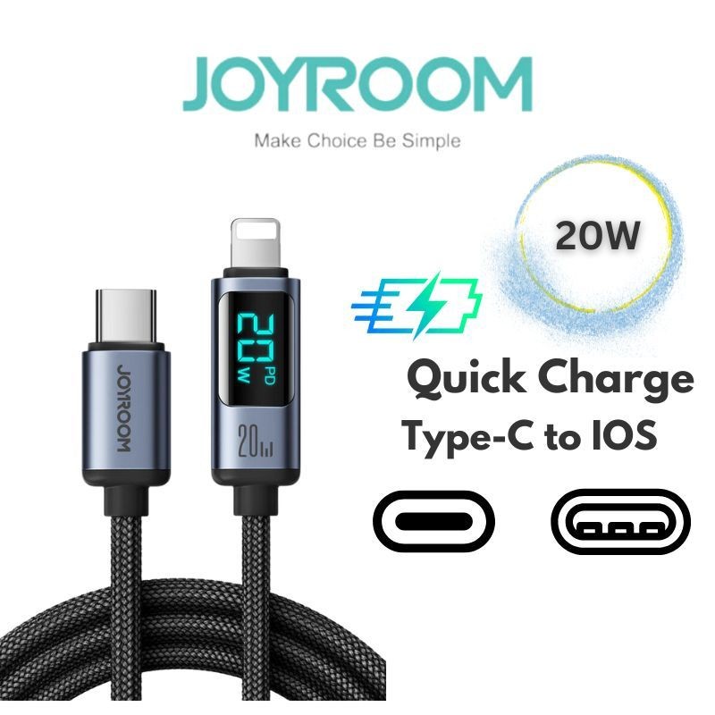 JOYROOM 20W PD Quick Super Fast Cable 6A Quick Charge USB Cable 20W ...