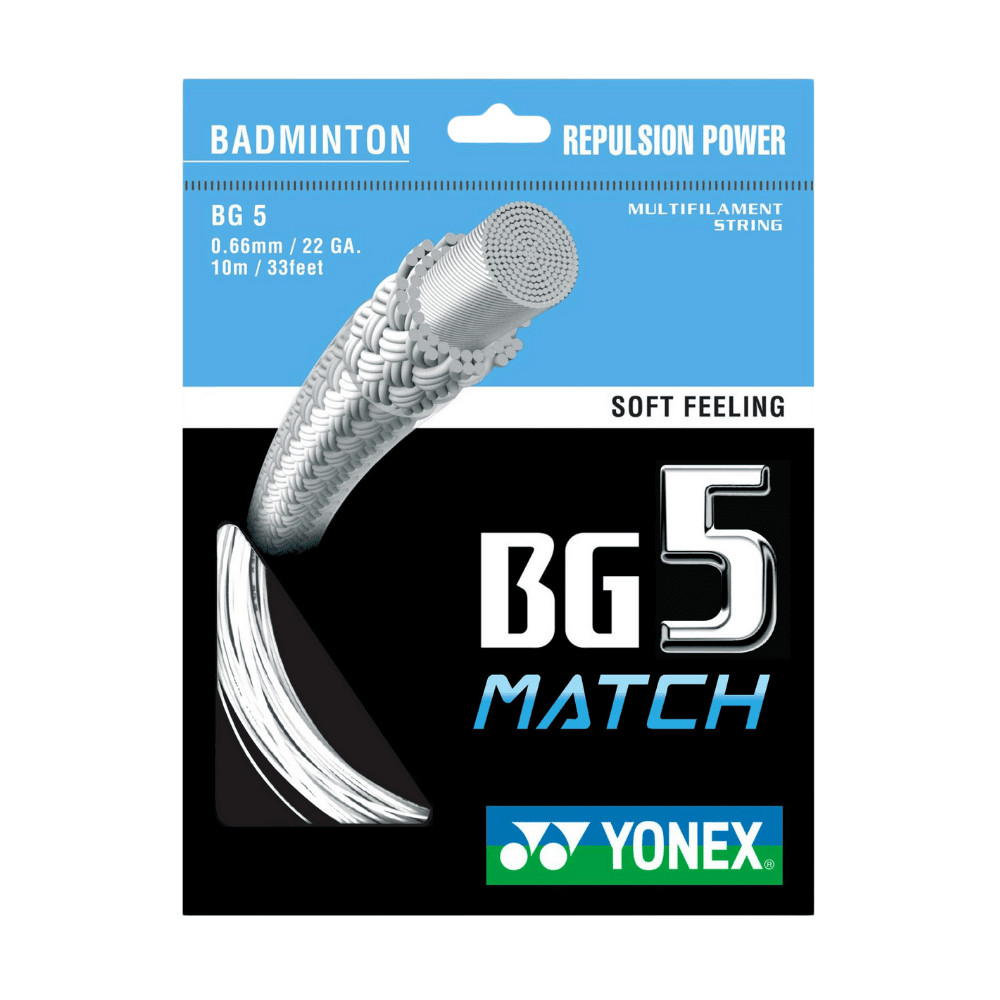 YONEX BG5 MATCH BADMINTON STRING 0.66MM 10m (33 ft) | Shopee Malaysia