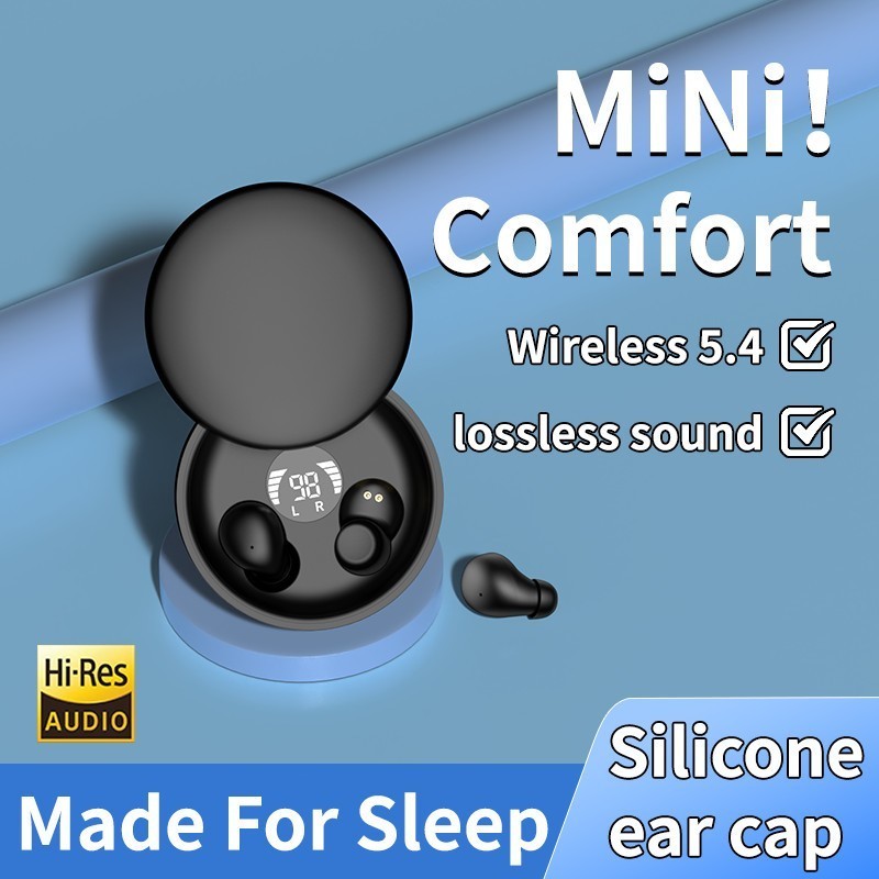 Original SK26 Mini Sleep Earphones Wireless Bluetooth 5.4 Sliding ...