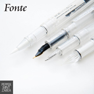 Komamono Lab Fonte Skeleton Pen (Fountain Pen/Brush Pen/Ballpoint Pen ...