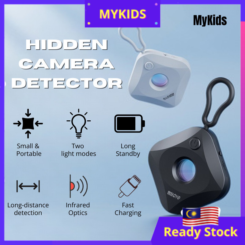 Mini Hidden Camera Detector Portable Pinhole Lens Detectors Anti ...