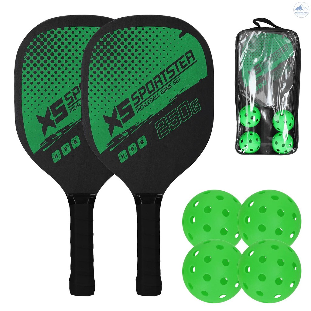 Pickleballs Balls Pickle-ball Set Pickleball Paddle With Balls Paddle ...