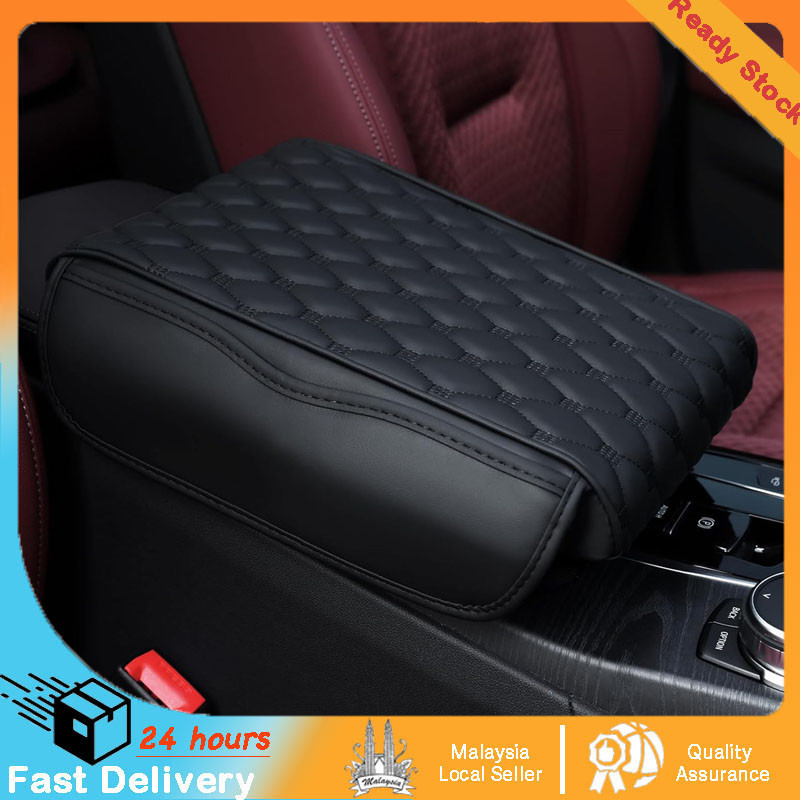 [NEW!] Car Armrest Box Cover Pad Heightened Storage Armrest Box Pad ...