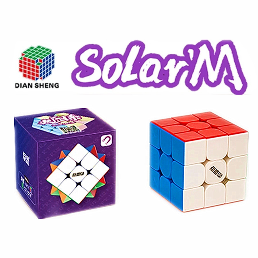 DianSheng Solar 3M Lite 3x3 Magnetic Cube Smooth Cube Stickerless  Beginner's Cube