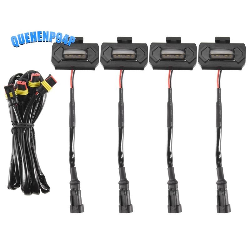 4PCS LED Front Grill Lights for Toyota Raptor TRD Off Road Sport