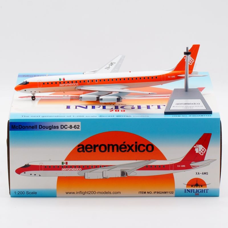 Inflight 1 200 Airplane Model Alloy Material Mexico Airways Wheat Road