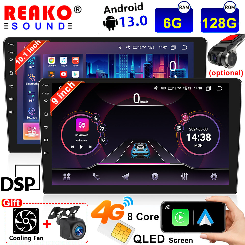 reakoauto-7862-2-din-9-10-inch-car-radio-android-13-carplay-android
