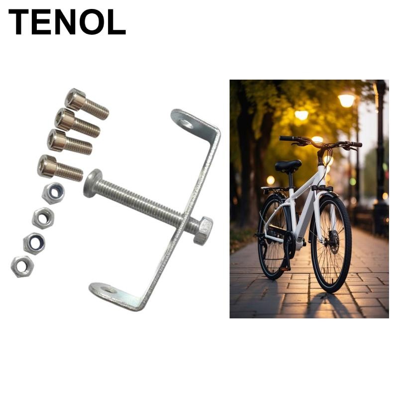 TENOL Bike Rear Rack Mount Adapter for Rear Bike Rack Support U Shaped ...