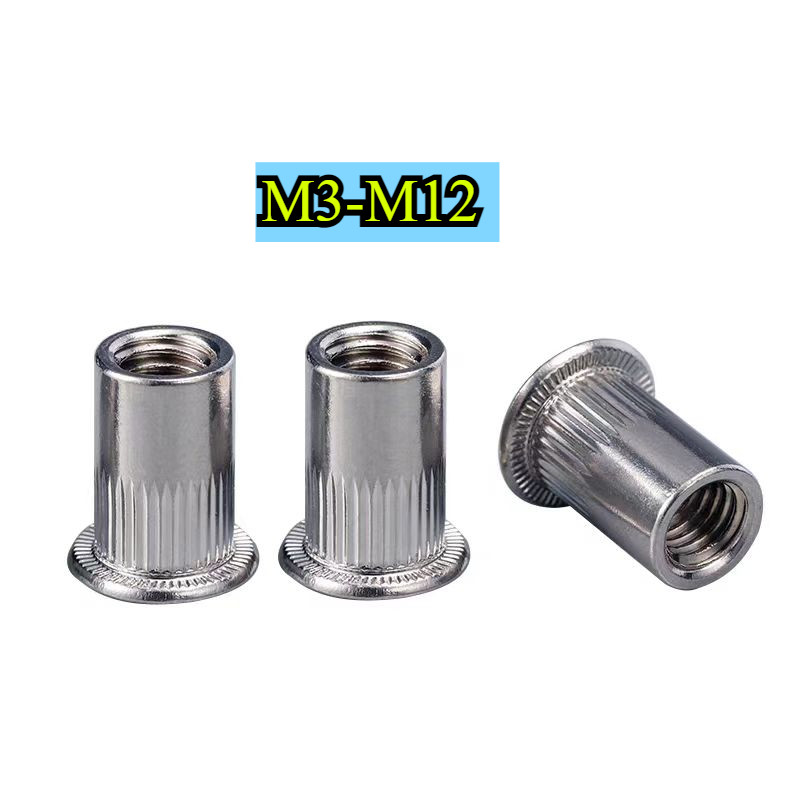[XNY] 304 Stainless Steel Flat Rivet Nut Large/Small Countersunk Head ...
