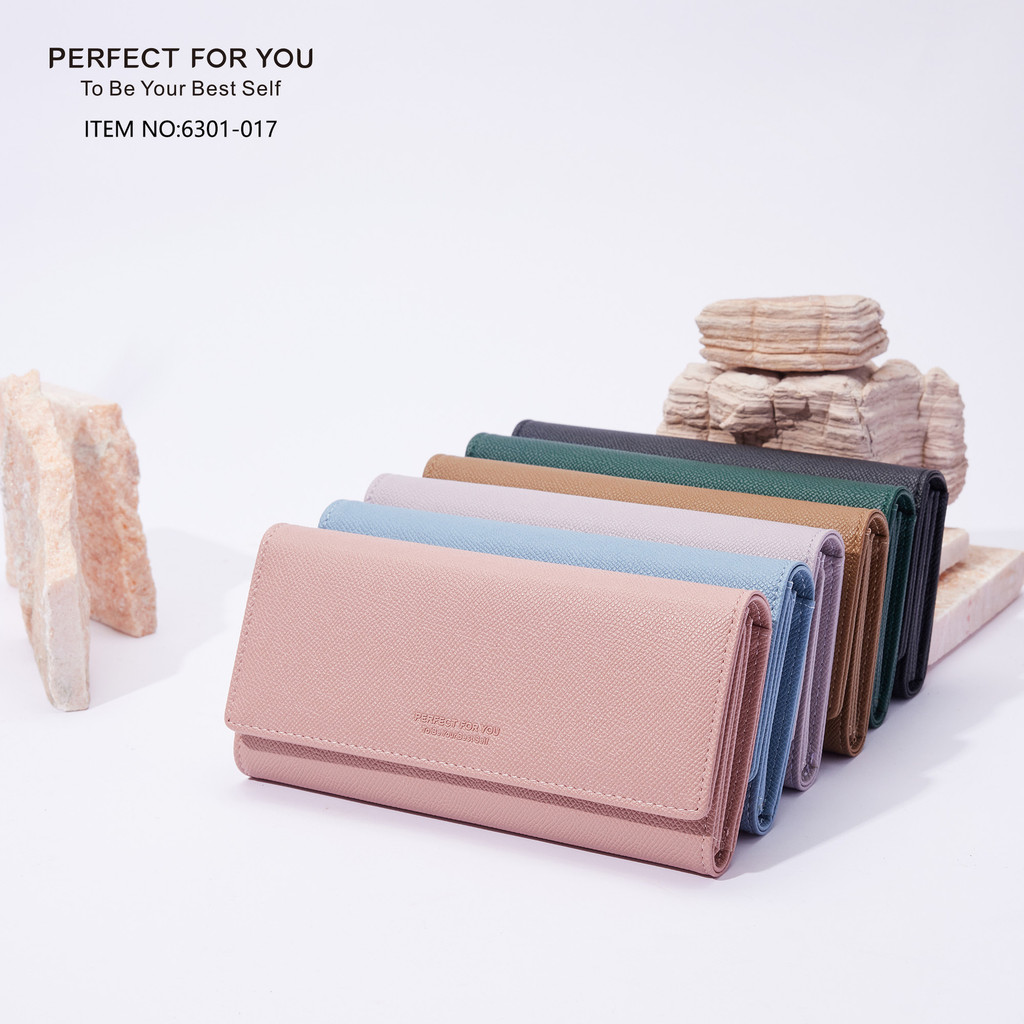 Sesuai untuk Anda Dompet Wanita Panjang PU Mudah Fesyen Akordion Dompet ...