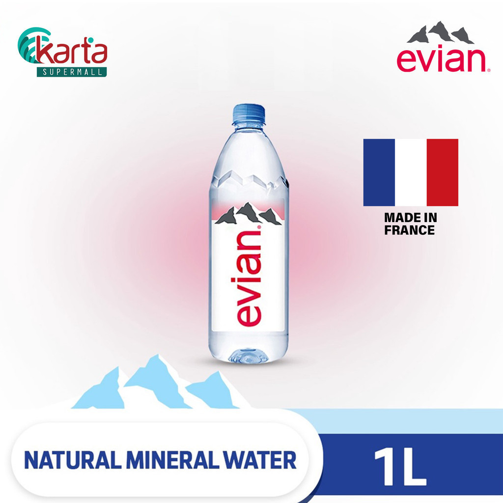 evian Natural Mineral Water 1L | Shopee Malaysia