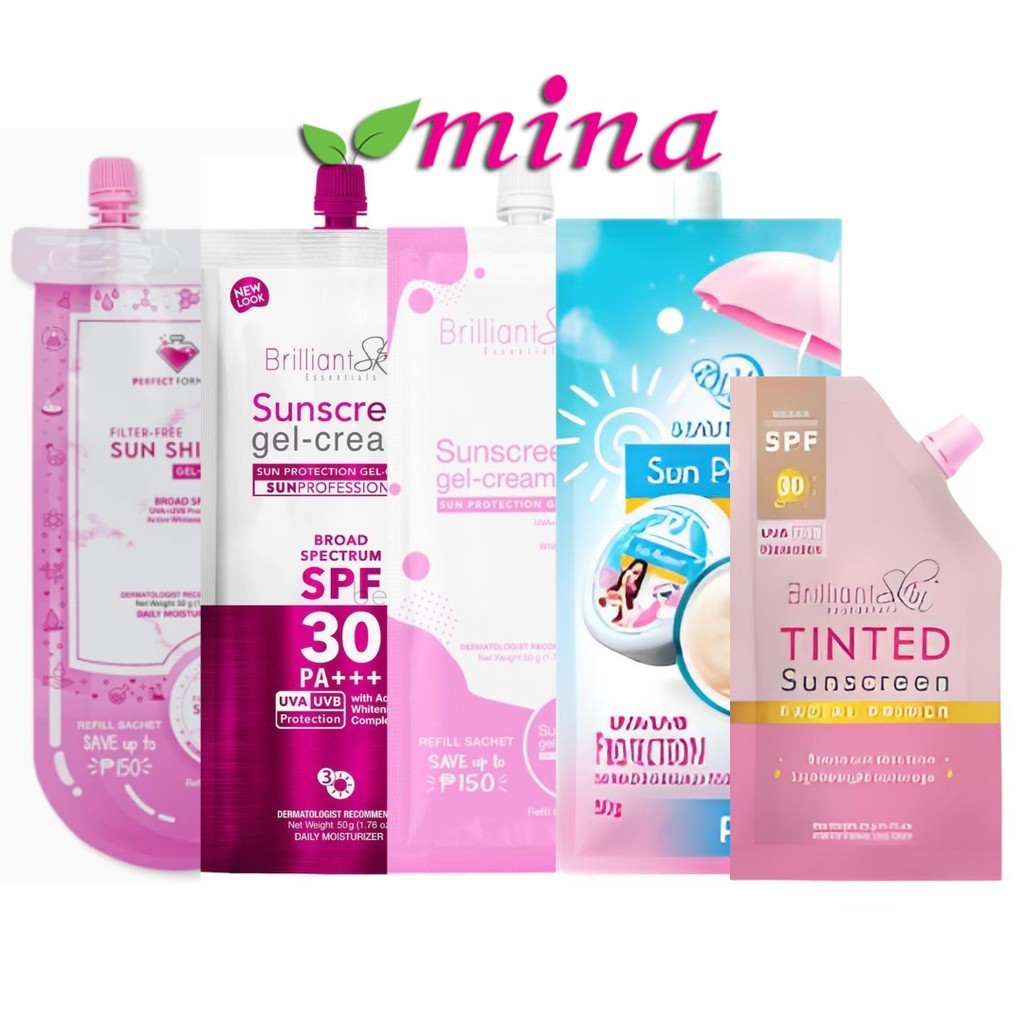 BS BRILLIANT Sunscreen Tinted Perfect Formula Sun Shield BW Sunscreen ...