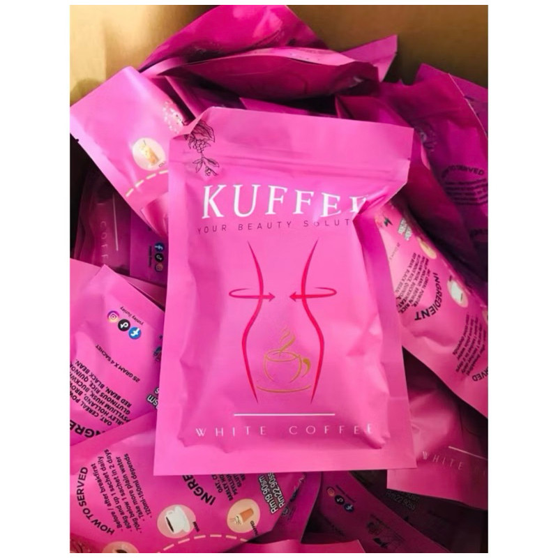 KUFFEE KURUS TANPA STRESS WHITE COFFEE KOPI SLIMMING SOLUTION PREMIX (4 ...