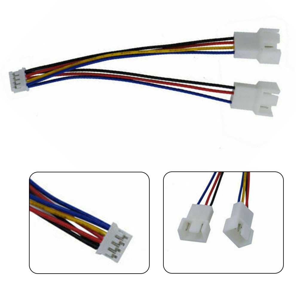 Activespace GPU PH2.0 Mini 4Pin to 2 Way CPU 4Pin PWM fan connector ...